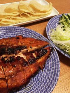 鶏胸肉で北京ダック風&もちもち春餅-レシピのメイン写真