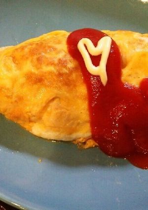 鶏胸肉でも柔らかいオムライス-レシピのメイン写真