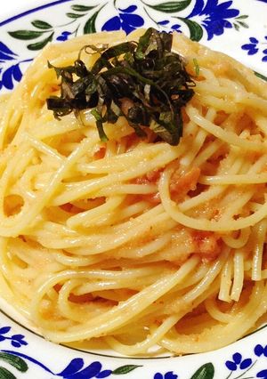 基本の明太子パスタ-レシピのメイン写真