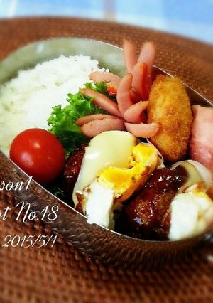 今日の高校生弁当20150501-レシピのメイン写真