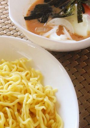 お手軽！マルちゃん正麺塩豆乳つけ麺-レシピのメイン写真