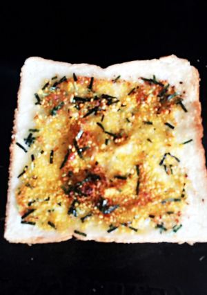 ずぼら飯のりたま食パン！-レシピのメイン写真
