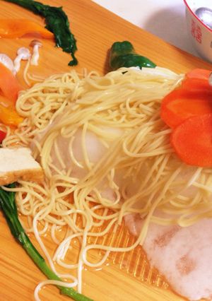 ランチに☆大きい氷の冷付麺久留米ラーメン-レシピのメイン写真