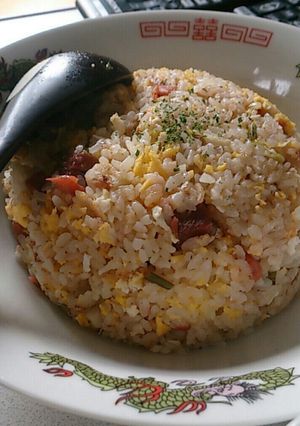 食欲そそる★梅チャーハン-レシピのメイン写真