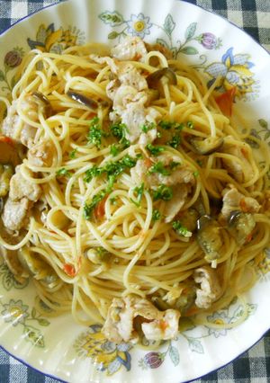 トマト･茄子･豚肉の超簡単スパゲッティ☆-レシピのメイン写真