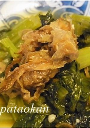 小松菜の甘酒煮-レシピのメイン写真