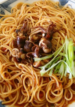 ミミイカのミートソーススパゲティー-レシピのメイン写真