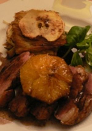 鴨の胸肉　オレンジ・バルサミコソース-レシピのメイン写真
