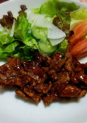 豚肉の粒マスタードケチャップソース-レシピのメイン写真