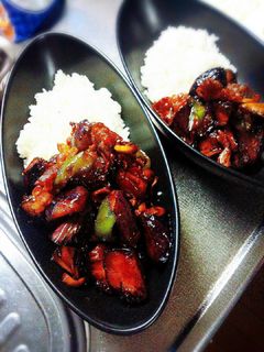 豚こまとなすの黒酢あん-レシピのメイン写真