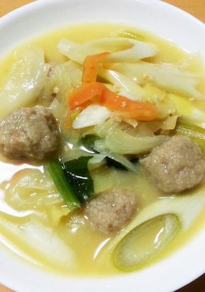簡単!!肉団子の和風シチュー-レシピのメイン写真