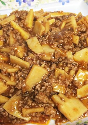 麻婆たけのこ-レシピのメイン写真