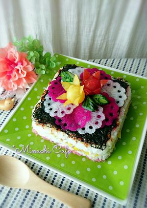 海苔ご飯で簡単ライスケーキ-レシピのメイン写真