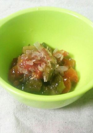 お漬け物風？！胡瓜とﾄﾏﾄの炒め合え-レシピのメイン写真