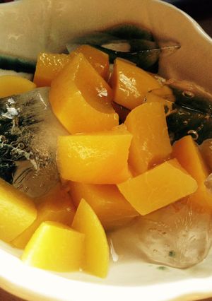 キンキンに冷える果物on氷【超簡単】-レシピのメイン写真