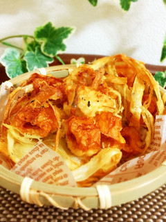 贅沢肉焼売で 簡単おしゃれかき揚げ-レシピのメイン写真