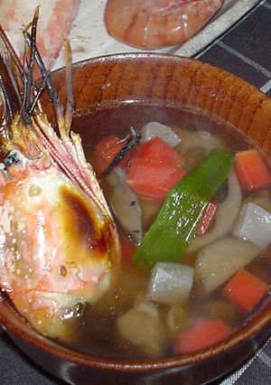海老入りお雑煮-レシピのメイン写真