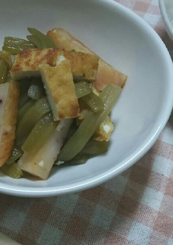 ふきと厚揚げのさっと煮-レシピのメイン写真