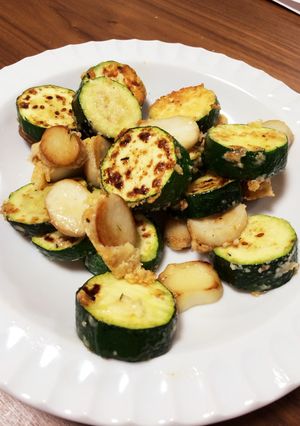 ズッキーニとエリンギのカリカリチーズ焼き-レシピのメイン写真