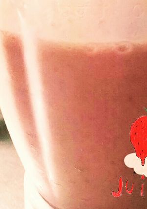 簡単豆腐入りいちごジュース-レシピのメイン写真