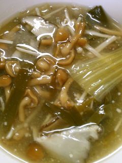 簡単♪なめこと チンゲン菜 椎茸の中華煮-レシピのメイン写真