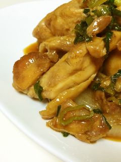 鶏肉の照焼き 新玉ねぎステーキ添え-レシピのメイン写真