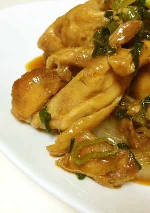 鶏肉の照焼き 新玉ねぎステーキ添え-レシピのメイン写真