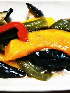 野菜の揚げ煮浸し-レシピのメイン写真