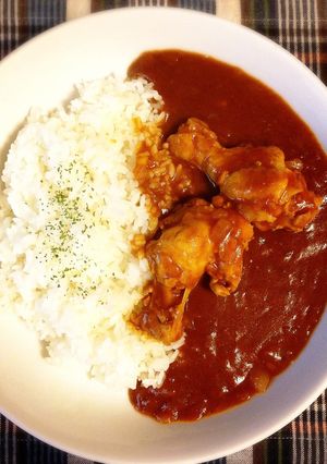 簡単！夏に！男のトマトチキンカレー！-レシピのメイン写真