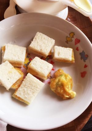 離乳食 バナナとアボカドのクリーム-レシピのメイン写真