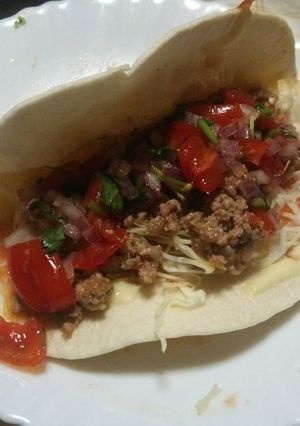 ホットプレートで簡単タコスパーティ♪-レシピのメイン写真