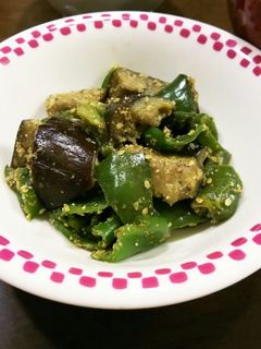 簡単!なすとピーマンの炒め物-レシピのメイン写真