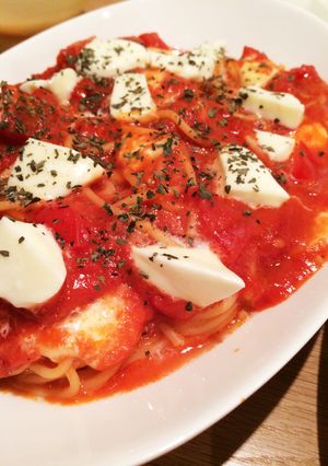 トマトパスタ♡簡単-レシピのメイン写真