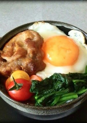 あまえぎみな~しょうが焼き丼-レシピのメイン写真