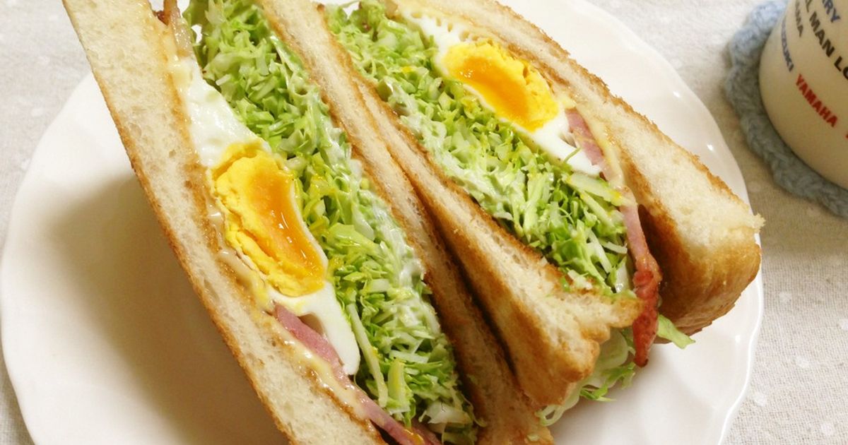 ぬまさん　サンドイッチ 沼サン 野菜たっぷり! 幸せサンドイッチレシピ | 沼夫, 大沼