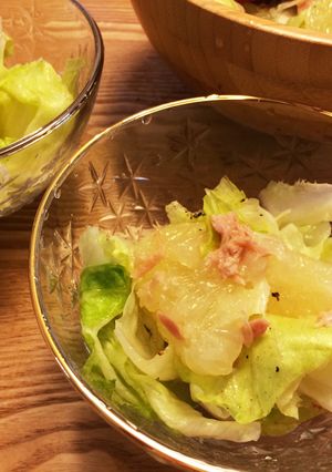 簡単カフェご飯♡材料4つでグレフルサラダ-レシピのメイン写真