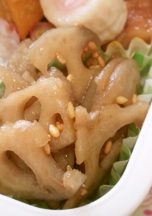 レンジで簡単!レンコンのきんぴら☆お弁当-レシピのメイン写真