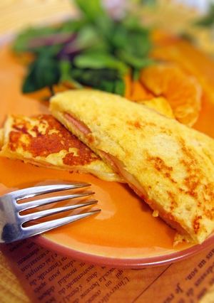 ハム＆チーズのふ～んわりフレンチトースト-レシピのメイン写真