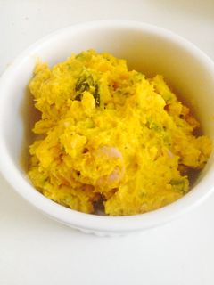 レンジだけ!かぼちゃのサラダ♪-レシピのメイン写真