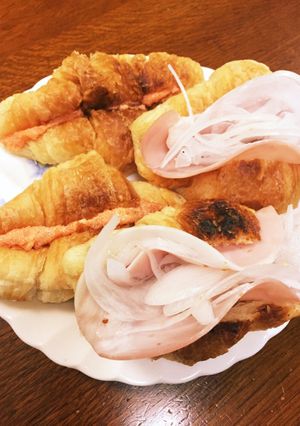朝食クロワッサン二種簡単に-レシピのメイン写真