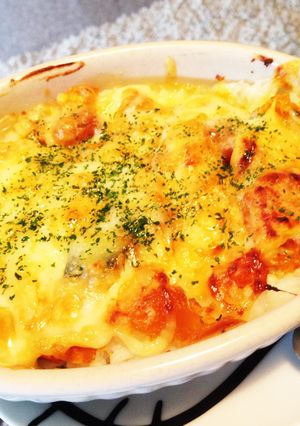 残り物カボチャ煮の時短ドリア-レシピのメイン写真