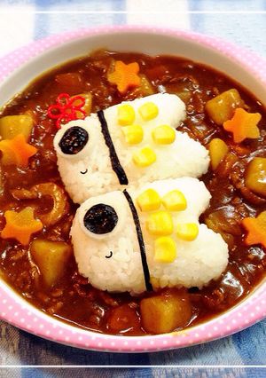 簡単！鯉のぼりカレーライス-レシピのメイン写真