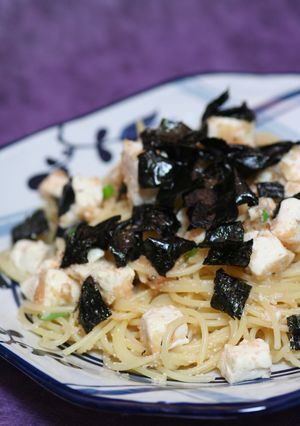 豆腐＆明太子の和風パスタ-レシピのメイン写真