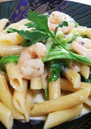 春キャベツと海老のアンチョビチーズ-レシピのメイン写真
