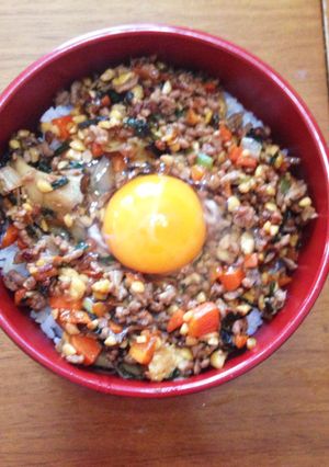 スタミナ納豆丼-レシピのメイン写真
