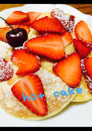 ふんわりホットケーキ-レシピのメイン写真