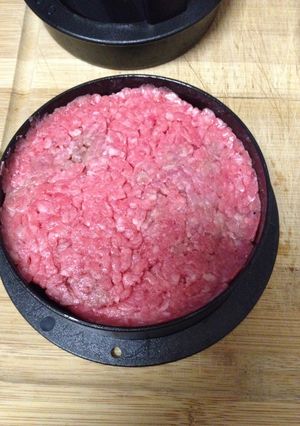 簡単★全く捏ねないハンバーガーのパテ-レシピのメイン写真