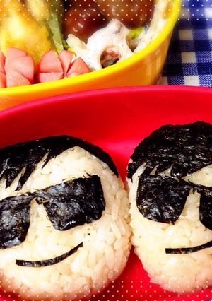キャラ弁 8.6秒バズーカ-レシピのメイン写真