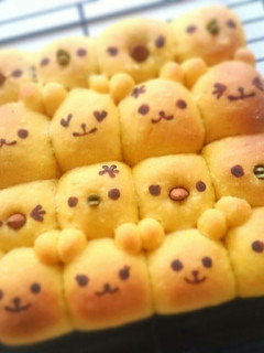 かぼちゃちぎりパン(乳製品不使用)-レシピのメイン写真