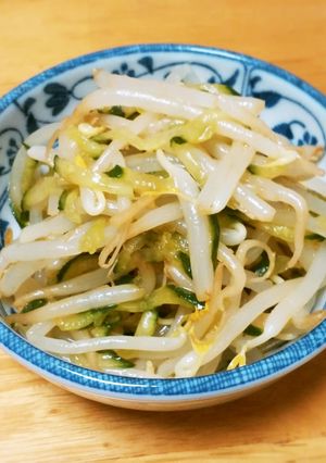 生姜香る☆もやしのゴマポン和え-レシピのメイン写真